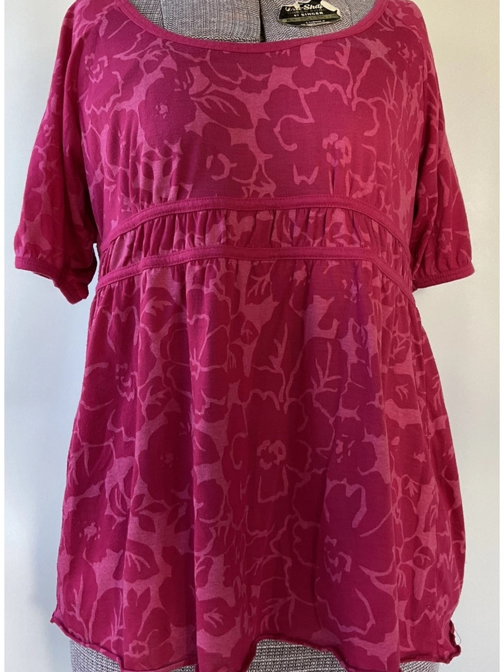 Ann Taylor Loft Womens Short Sleeve Pullover Blouse Size Medium